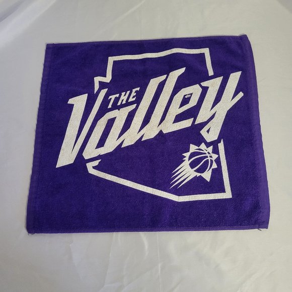 Phoenix Suns 2022 The Valley Purple Rally Towel 15" x 17" - Picture 3 of 4